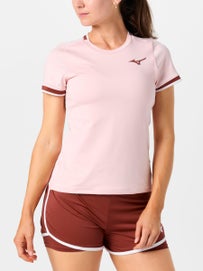 Mizuno Women's Summer Print Top Pink XS