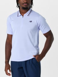 New Balance Men Melbourne Novelty Polo Lt Blue M