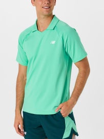 New Balance Men Summer Tournament Polo Green L