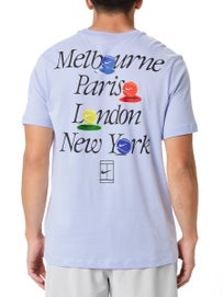 Nike Men's End Of Year T-Shirt Blue XL