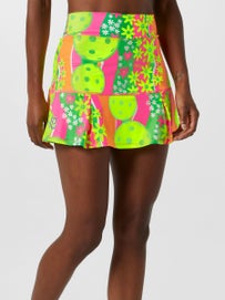 Pickleball Bella Wms Drop Pleat Skirt Daisy L
