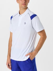 Penguin Men's Summer Raglan Stripe Polo White M