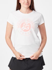 Roland Garros 2025 Women's Logo T-Shirt White XL