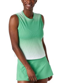 Sofibella Wms Alpine Mesh Slvs Tank Green L