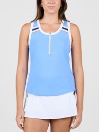 Sofibella Wms Classic Currents Zip Tank Peri S