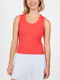 Sofibella Wms Viva Hibiscus Rib Tank Hibiscus L