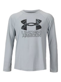 Under Armour B Hybrid Print Long Sleeve Grey XL