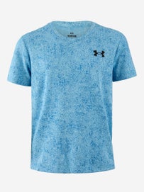 Under Armour Boy's Tech Pixelate Top Fresco Blue S