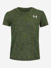 Under Armour Boy's Tech Pixelate Top Green XL
