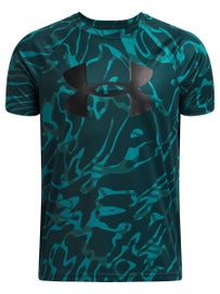 Under Armour Boy's Spring Print Top Rack Green XL