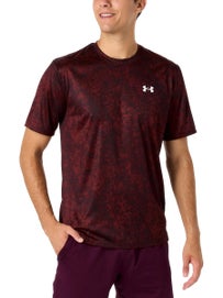 Under Armour Men Tech Print Top Maroon M