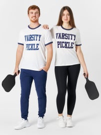 WH2/Varsity Pickle Collegiate Ringer White M