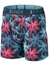 2UNDR Men's Swing Shift 6" Boxer Brief- Palmsy