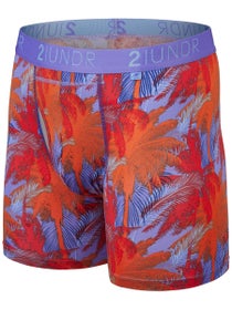 2UNDR Men's Swing Shift 6" Boxer Brief- Sunburn