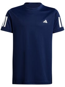 adidas Boy's Fall Club 3 Stripe Top