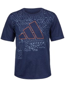 adidas Boy's Spring Melange Lineage Top