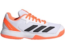 adidas Courtflash K Wh/Orange/Black Junior Shoes