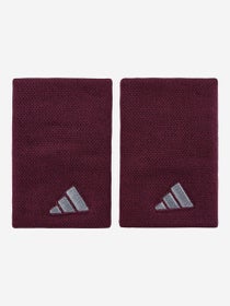 adidas Autumn Doublewide Wristbands - Maroon