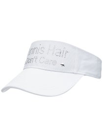 The Alabama Girl Tennis Hair Don't Care Visor White