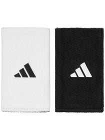 adidas Interval Doublewide Wristband White