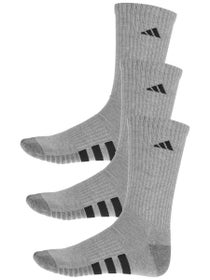 adidas Men's Cushioned 3.0 3-Pack Crew Socks Grey