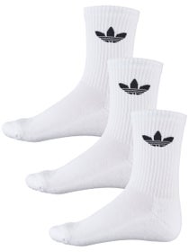 adidas Originals Crew Sock 3-Pack - White/Black