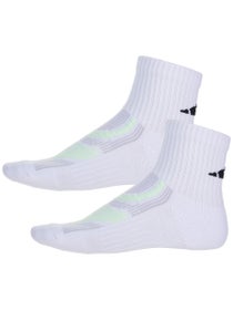 adidas Superlite Perf 2-Pack High Quarter Sock White