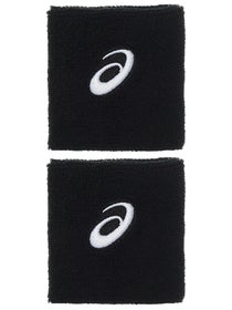 Asics Singlewide Wristbands - Black