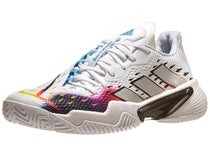 adidas Barricade White/Silver/Bright Cyan Wom's Shoes