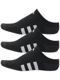 adidas Women's Cushioned 3.0 3-Pack No Show Sock Black