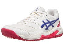 Asics Gel Dedicate 8 Cream/Dk Cobalt Women's Shoes