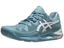 Asics Gel Resolution 8 Smoke Blue/White Women's Shoes
