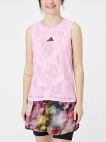 adidas Women's Melbourne Match Tennis Tank - Pink