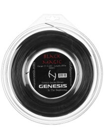 Genesis Black Magic 660ft/200mt Reel 17 (1.23) Tennis String - TENNISXUXU