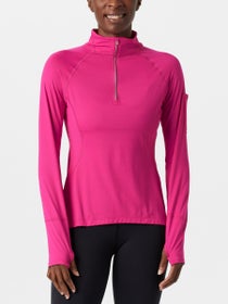 BloqUV Women's Half Zip Top - Passion Pink