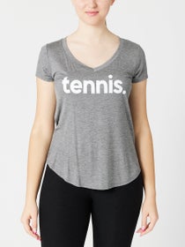 Bird & Vine Women's Tennis V-Neck Top