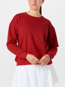 CourtLife Women's Happiest On The Court Tennis Crewneck