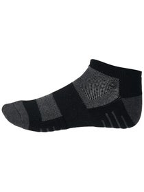 Cuater Men's Performance Eighteener Ankle Sock Black