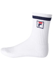 Fila Bevans Crew Sock White/Navy