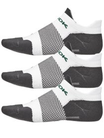 Fitsok F4 Tech No-Show 3 Pack Socks White/Grey