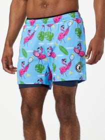 Flow Society Men's Flamingo Tennis 2-in-1 Short