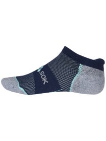 Fitsok SR8 Tech No Show Sock Navy/Teal