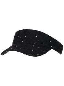 The Alabama Girl Glitter Visor Black