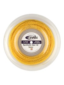 Head Gut Sintético Tennis String Reel, 17 Gauge, Amarelo, 6 no Shoptime