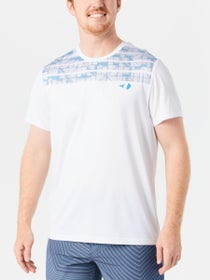 Grand Slam Men's Summer Graphic Court Blocked Crew