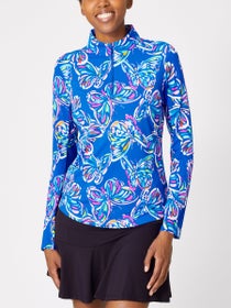 IBKUL Women's Valentina Mock Long Sleeve