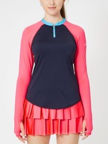 Jofit Women's Blue Agave UV 1/4 Zip Long Sleeve