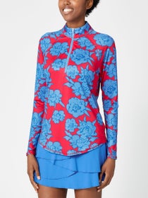 Jofit Women's Dahlia UV Print LS Top