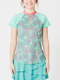 Jofit Women's Mint Julep Aloha Top