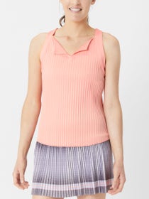 KSwiss Women's Spring Deep V Pleated Tank